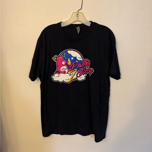 Black T-Shirt with Graphic Design